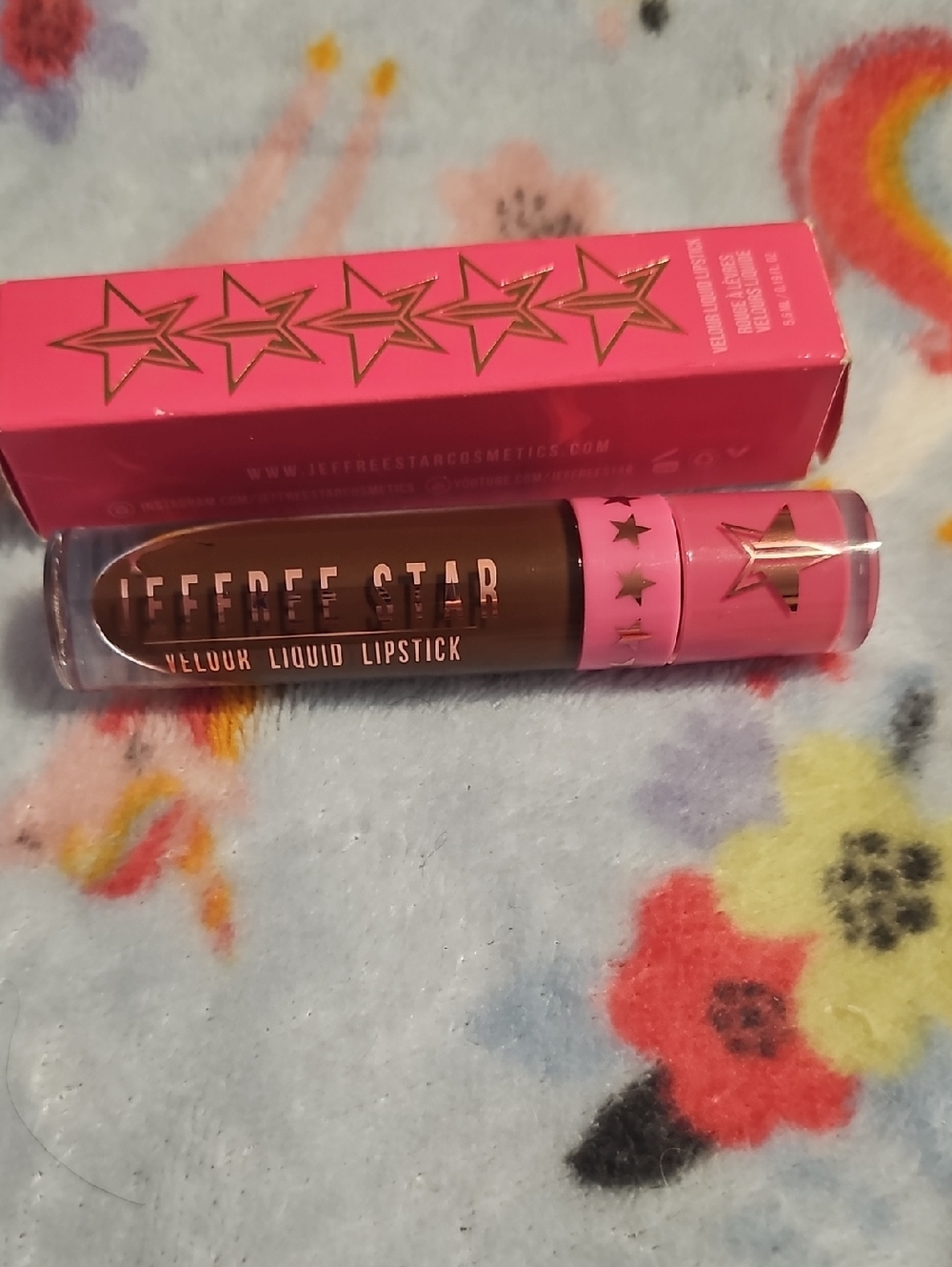 Jeffree Star Velour Liquid Lipstick - Rich Brown with Pink Cap